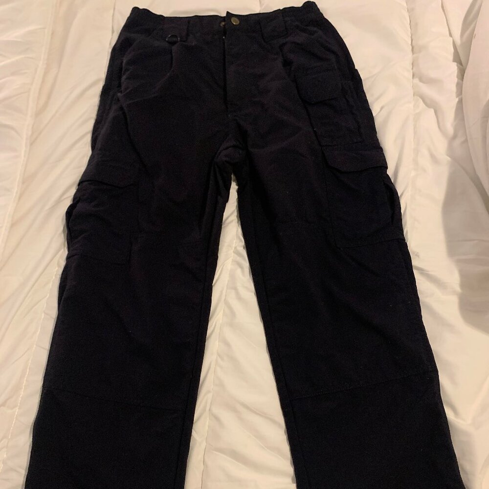 5.11 TACTICAL Mens Taclite Pro Cargo Workwear Pants Regular Fit Navy Size 28/30